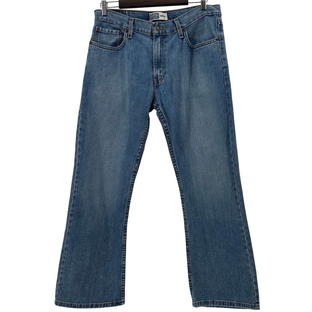 Signature by Levi Strauss & Co Mens 34x30 Bootcut Jeans Medium‎ Wash - Picture 2 of 13